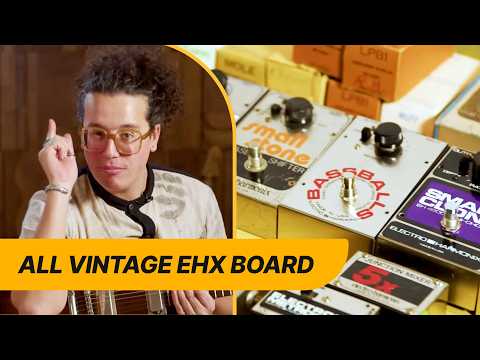 エレクトロハーモニクス　パンペダル　ジャンク　ヴィンテージ We Built The Ultimate Rare & Vintage EHX Pedal Board - YouTube