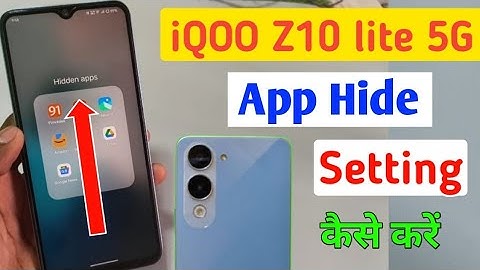 iQOO z10 lite 5g me app hide kaise kare / how to hide apps in iQOO z10 lite 5g me /app hide settings