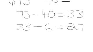 subtracting using partitioning