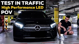 2019 Mercedes A Class HIGH PERFORMANCE LED Test In GOOD ENOUGH?! - YouTube