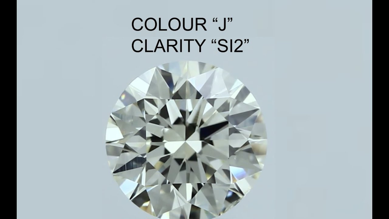 ROUND BRILLIANT CUT DIAMOND J SI2, JOHANNESBURG DIAMONDS. YouTube