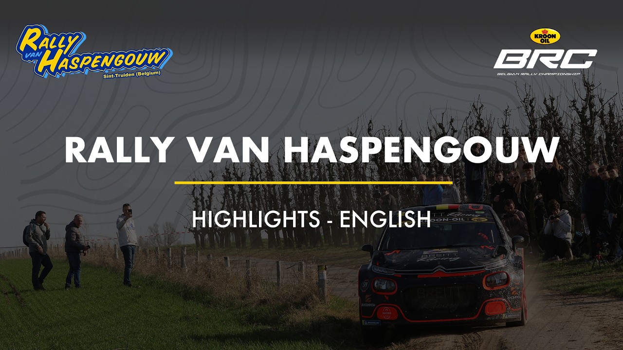 Kroon-Oil BRC 2026 - Round 1 Rally van Haspengouw -  English