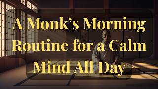 A Monk’s Morning Routine for a Calm Mind All Day