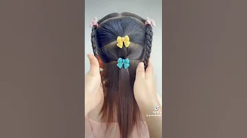 مقتطفات من تسريحات اطفال سهلة وسريعة 