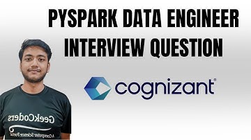 PySpark Data Engineer Interview Question - Cognizant