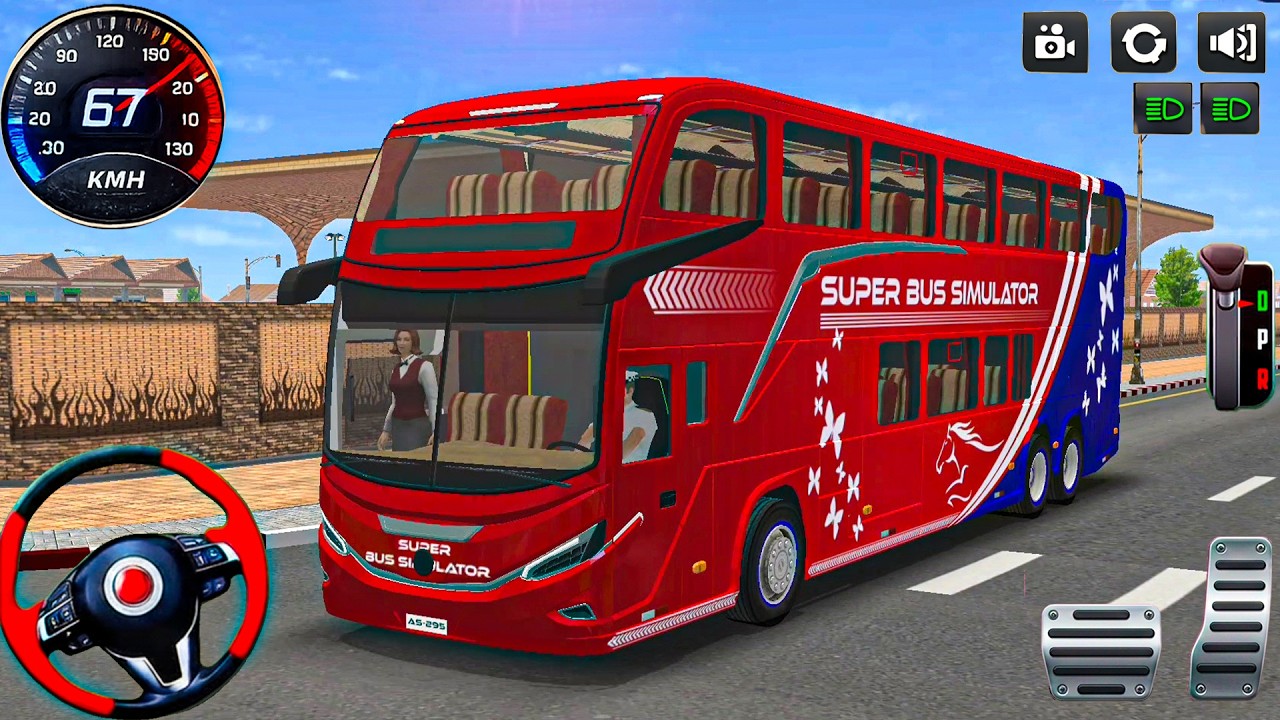New Bus Driving Games City Coach: Public Transport City Passenger Bus Game - Android gameplay
