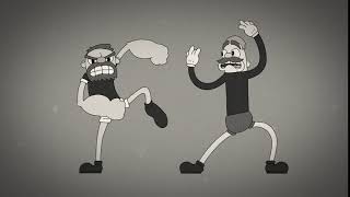 Cuphead Inspired Animated Loop