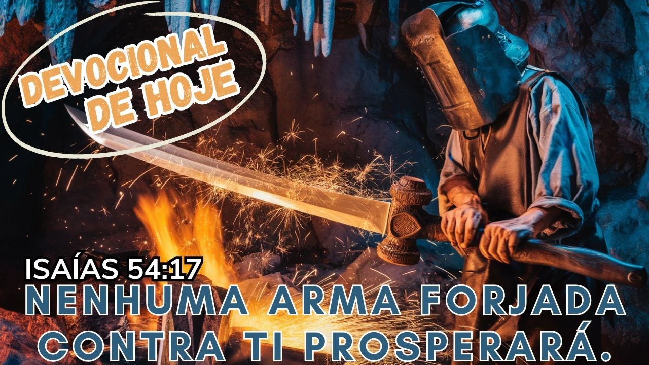 ISAÍAS 54:17 NENHUMA ARMA FORJADA CONTRA TI PROSPERARÁ. DEVOCIONAL DE