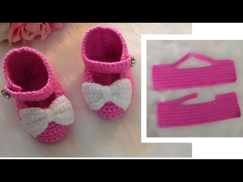 جديد!!!حذاء كروشيه بشكلين من قطعه واحده crochet easy slippers
