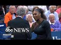 Serena Williams was fined $17,000 for arguing with the chair umpire