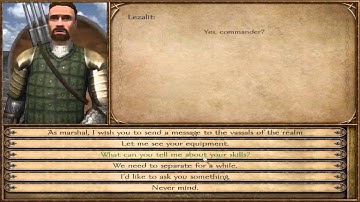 Warband singleplayer tutorial - Starting new Kingdom (Part 1)