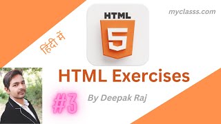 #3 | HTML Paragraphs  Exercise  In Hindi |  MyClasss.com