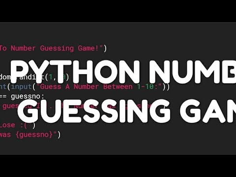 Python Number Guessing Game Using Random Module #python3
