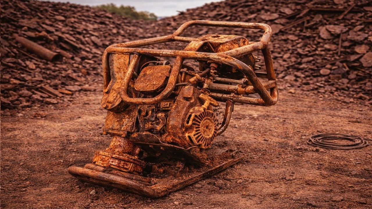 FULL Restoration of a ROBIN EC10 Jumping Jack Compactor | From Scrap to Power