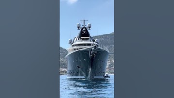 Thumbnail of Legendary bow of brand new MY KISMET at anchor off Beaulieu sur Mer a few weeks ago.