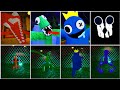 Rainbow Friend 1 - Orange, Green, Blue, Purple Monsters Jumpscare &amp; Accurate Roleplay Ending Roblox 