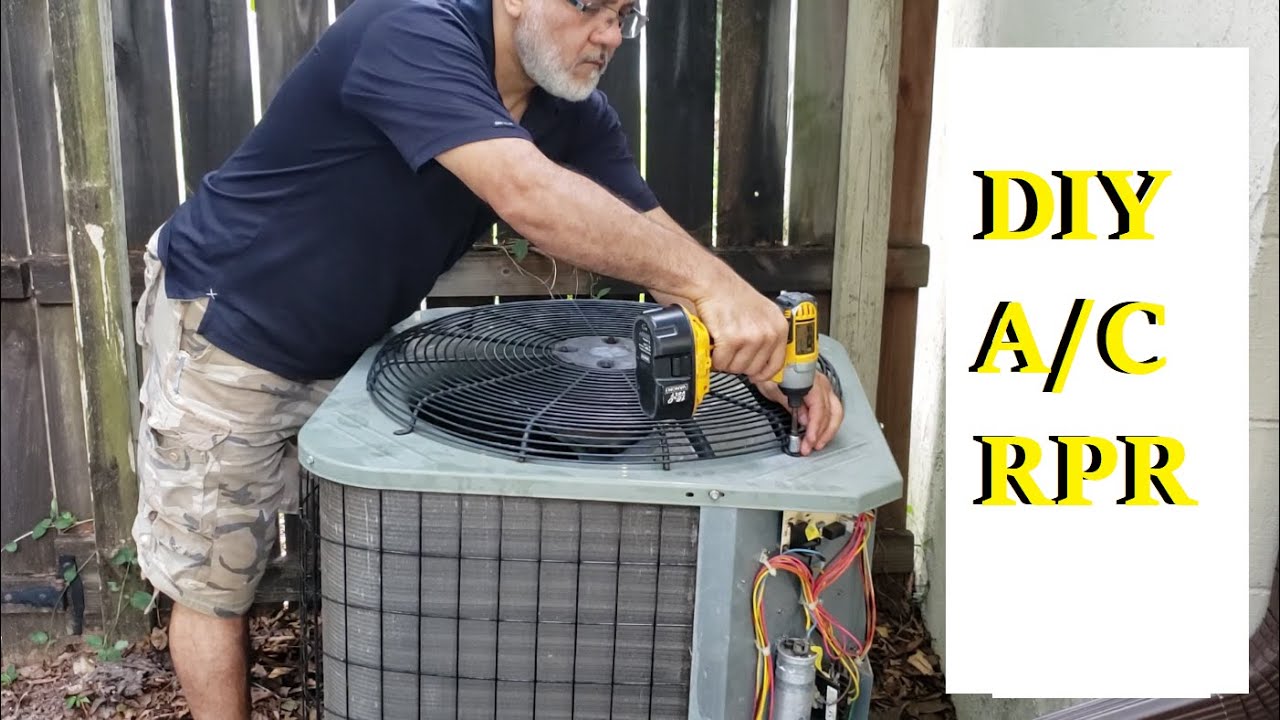 Replacing my A/C condenser fan Motor 🌞😰😀 - YouTube