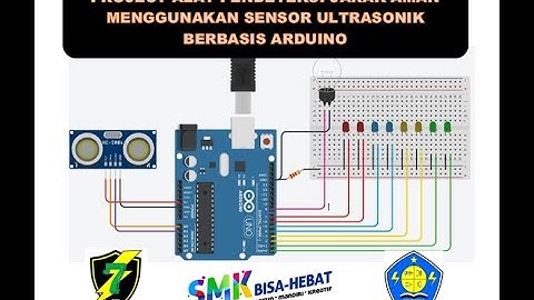 SENSOR ULTRASONIK BERBASIS ARDUINO DENGAN SIMULASI TINKERCAD
