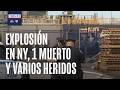 Explosión e incendio en astillero de Staten Island, NY: Una persona murió y hay más de 30 heridos