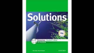 Solutions Elementary Audio CD1