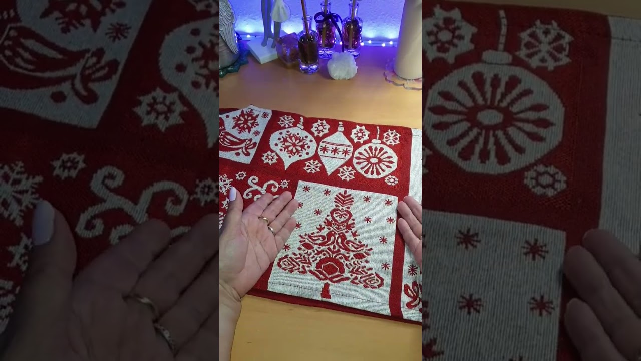 Weihnachten Tischläufer Elchhirsch 35 x 140 cm, Sehr hübsch, aber nicht zu bunt