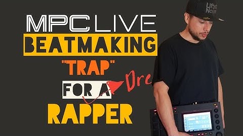 Akai MPC LIVE Beatmaking - Making a Trap Beat for a Rapper - Standalone