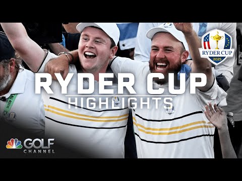 2025 Ryder Cup Highlights: Day 3 Sunday Singles | Golf Channel