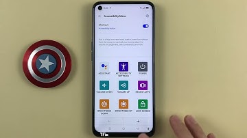 How to take screenshots with the accessibility menu on Realme 6 Android 11