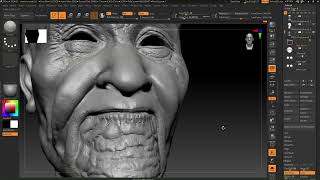 Old Man Character Study | ZBrush Character Sculpt | Realistic Face & Skin Detailing