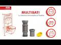 Pipe WC extensible pour bati supports – CETA – Multibati - L. 320-670 mm - Ø 93-110 mm -1