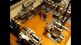 PM Research Model steam engine and workshop