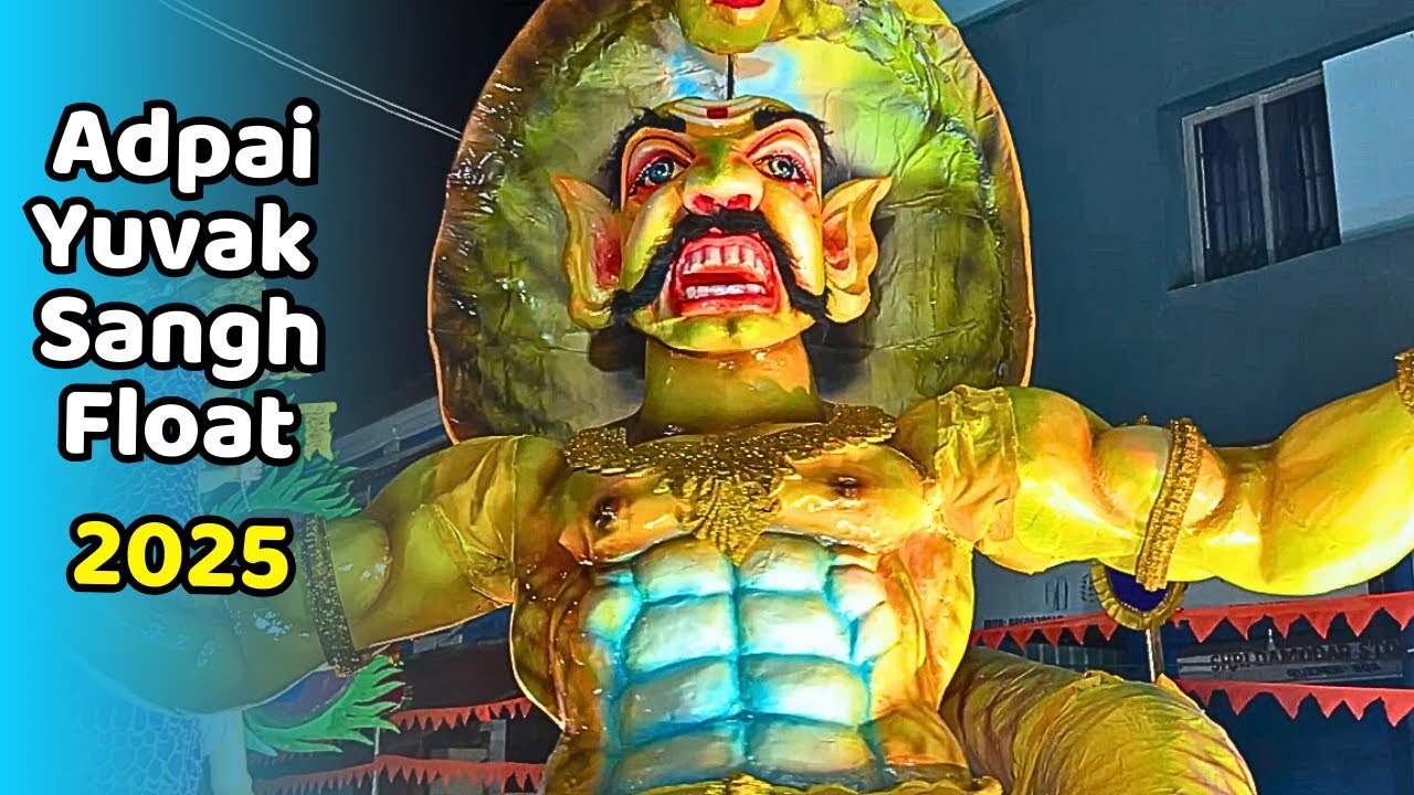 Adpai Yuvak Sangh Float🔥  Shigmotsav 2025😍
