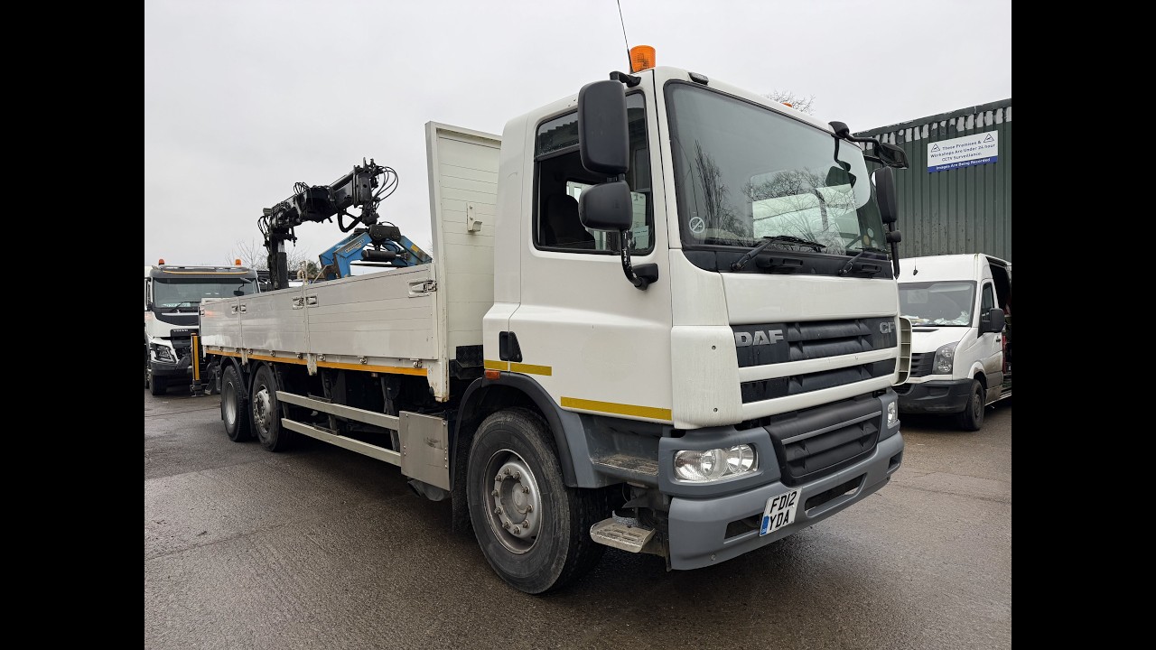 2012 DAF CF75.310 6x2 Crane Vehicle