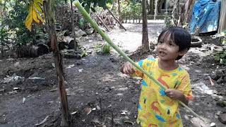 Membuat Mainan Dari Daun Pohon Pisang