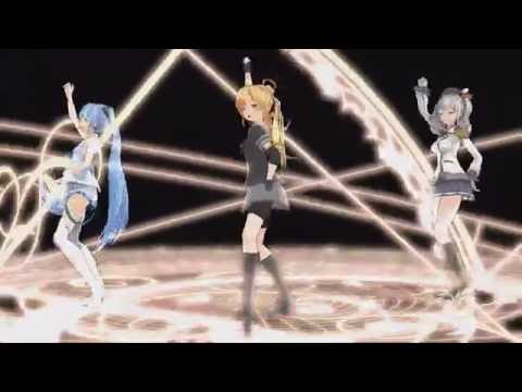 【MMD艦これ】　阿武隈　鹿島　雪ミクさんで　 ”　 虎視眈々　Koshi-tantan 　" 　96猫Ver.　 4k