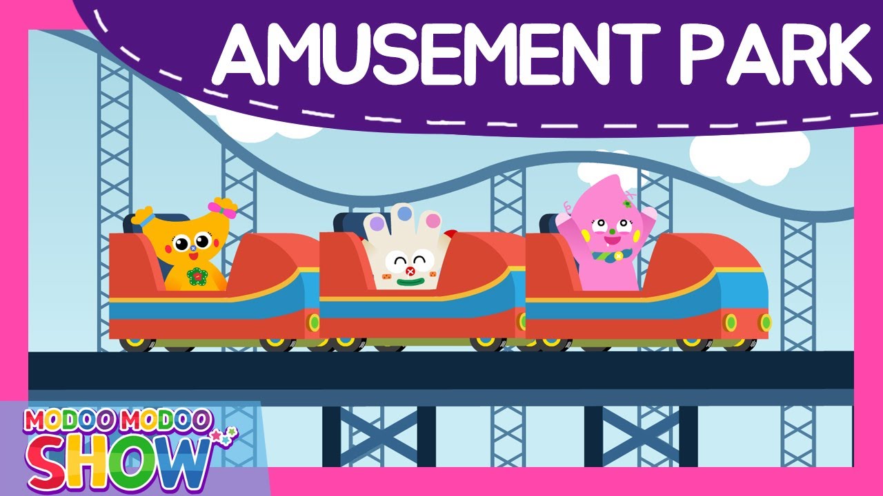 [모두모두쇼 Modoo Modoo Show] Amusement park Song | 놀이동산송 | 놀이동산송 영어버전 - YouTube