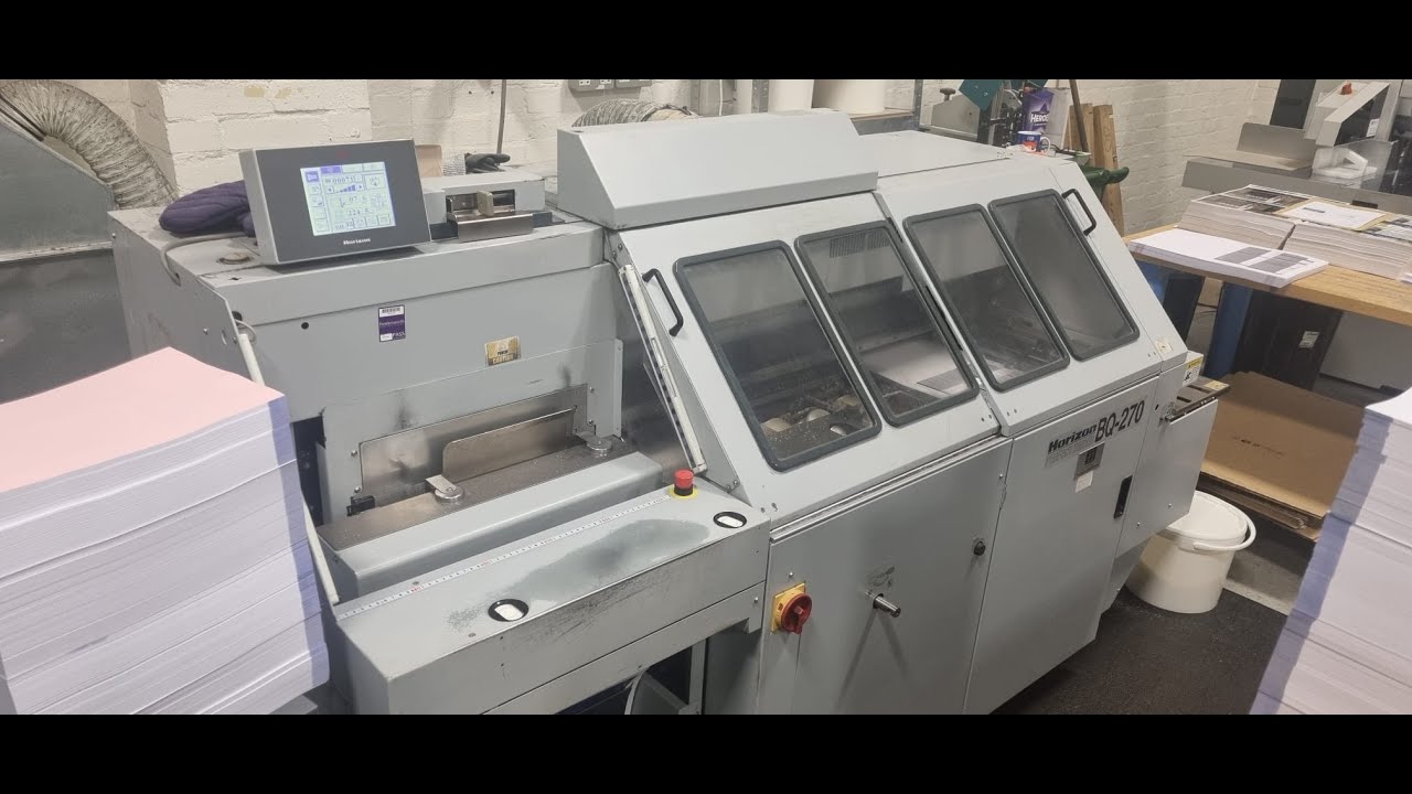 Used Horizon BQ-270 Perfect Binder (2009)