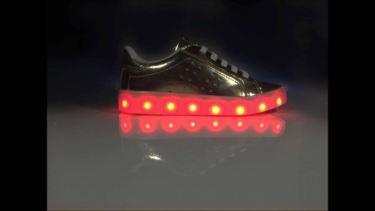 tênis de led da bibi