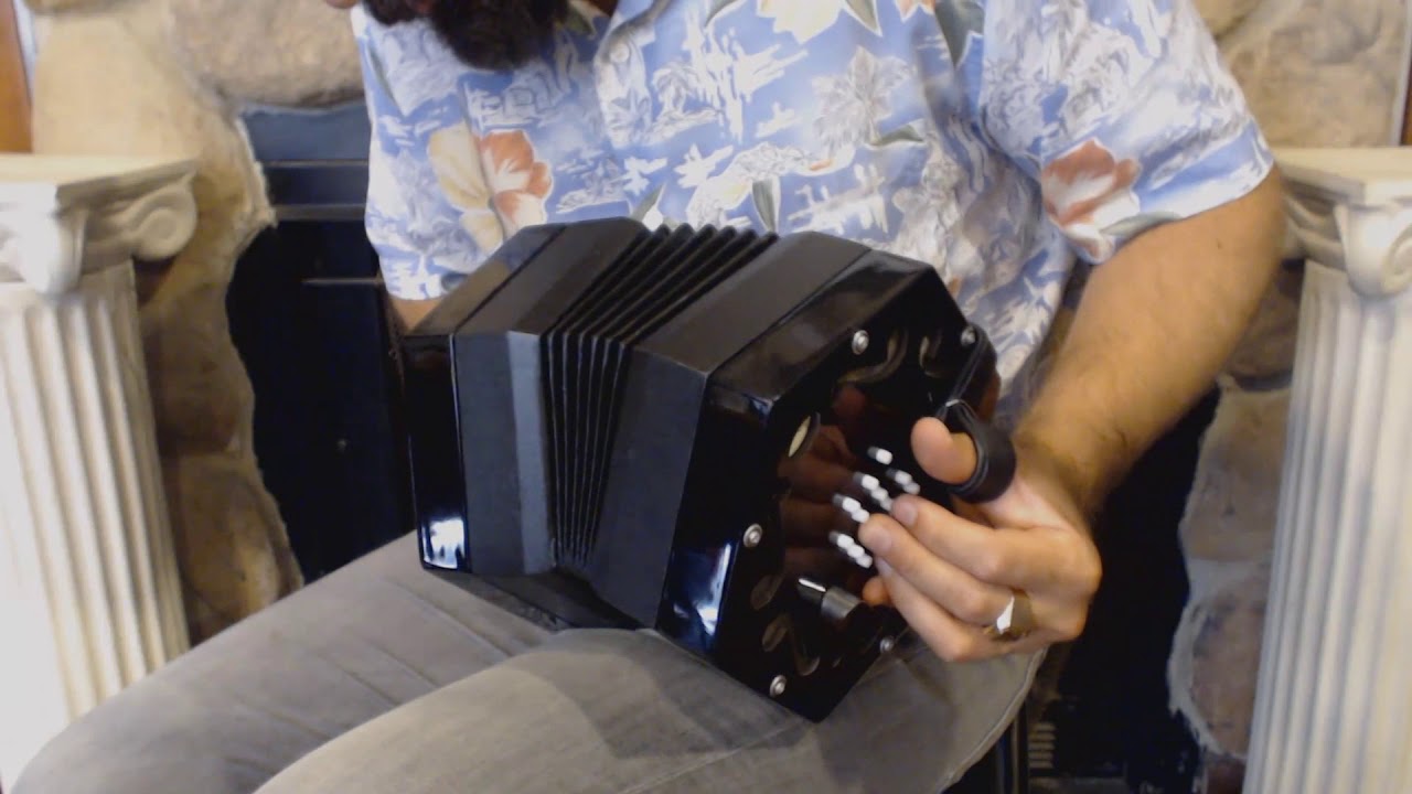 CCJACKIE Black Concertina Connection Jackie English Concertina Treble