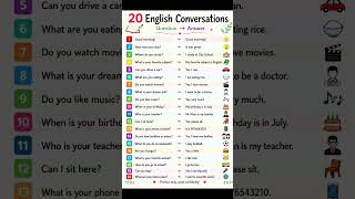 Basic English conversation #viral #english #spokenenglish #englishgrammar 