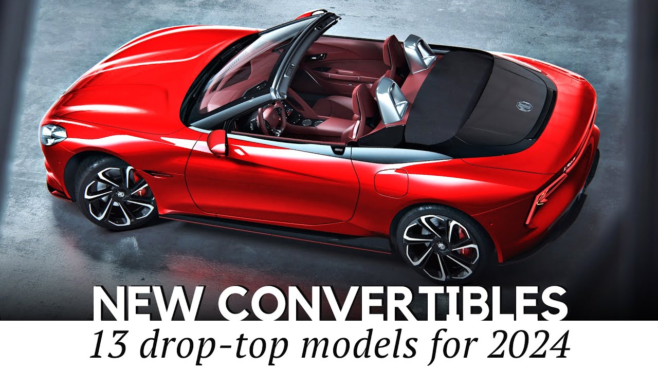 ⁣13 New Convertible Cars and Sporty Roadsters for 2024 (Design Review & Performance Figures)