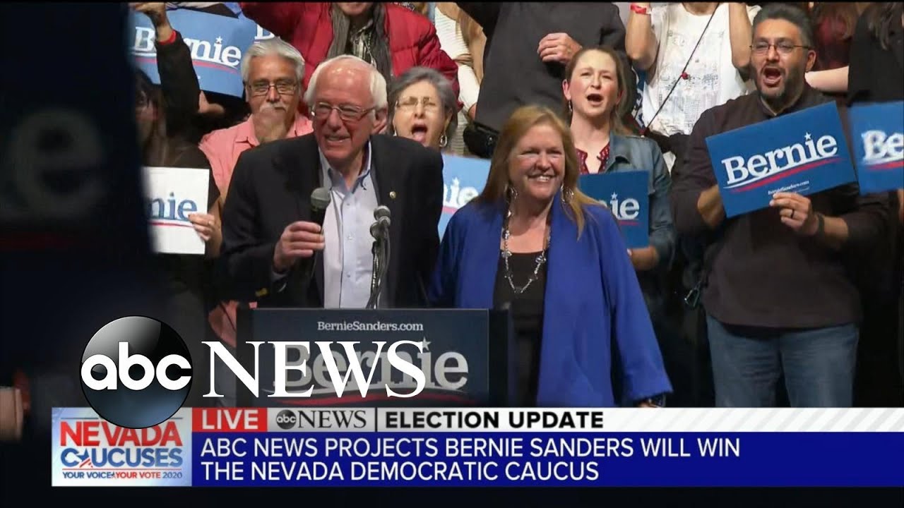 Bernie Sanders projected to win Nevada caucus - YouTube