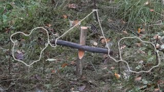 The Double Spring Snare Trap. by NorthSurvival 99,403 views 8 years ago 4 minutes, 2 seconds