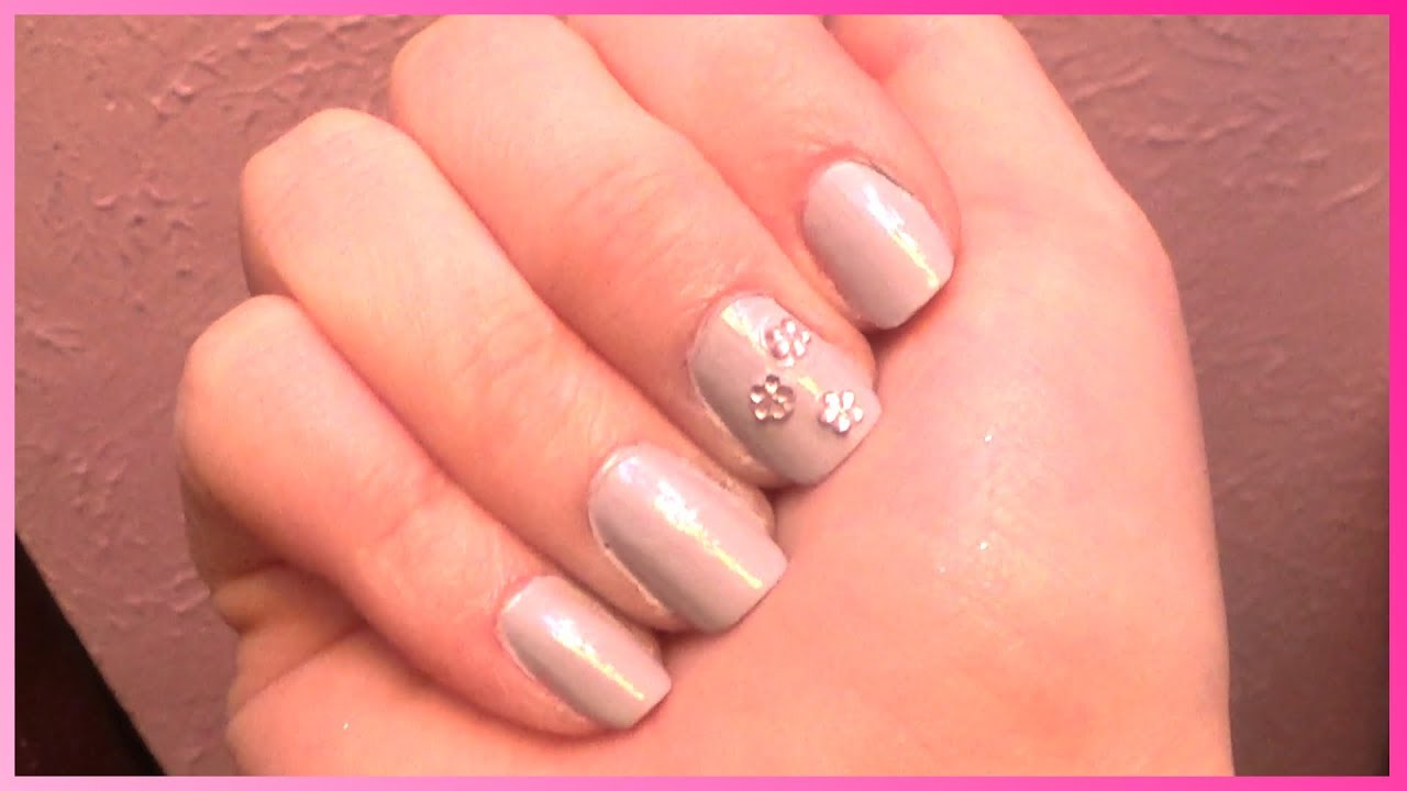 NAIL ART D.I.Y. // Pastel Purple Flowers