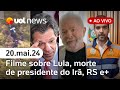 UOL News 1ª Edição com Fabíola Cidral, Tales Faria, Jamil Chade | PROGRAMA COMPLETO | 20/05/2024