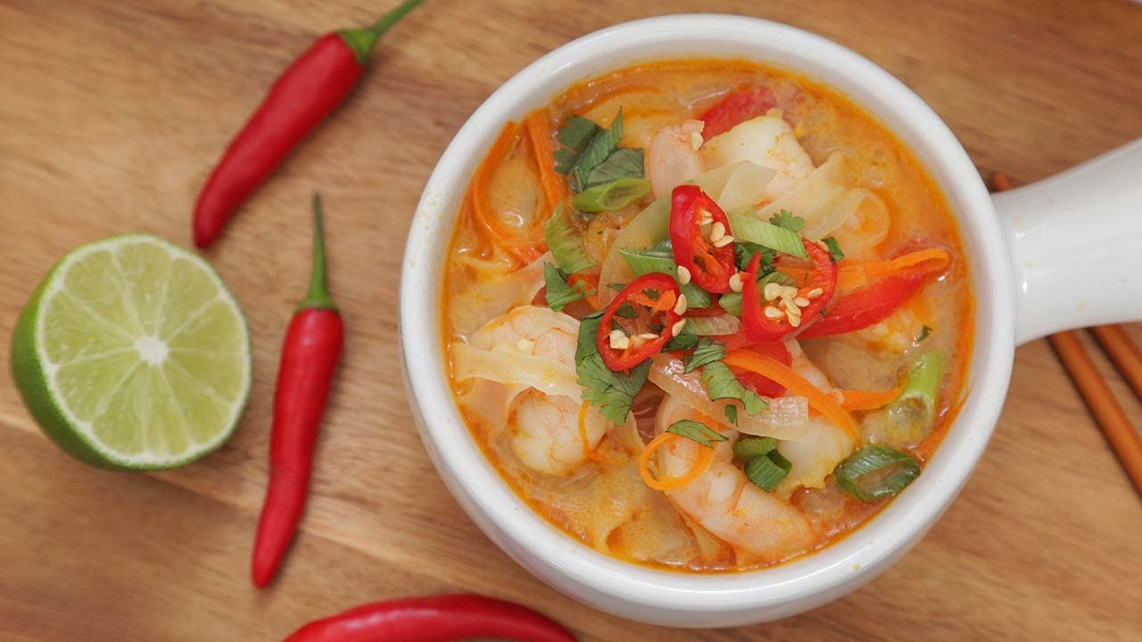 Thai Shrimp Soup Recipe | The Domestic Geek