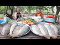 Sreypov's kitchen: Woow, Amazing Giant Fishes Cooking / Fish Tom Yum Soup Cooking