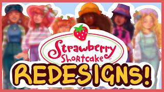 Redesigning Strawberry Shortcake Characters 🍓✨| Speedpainting + Commentary