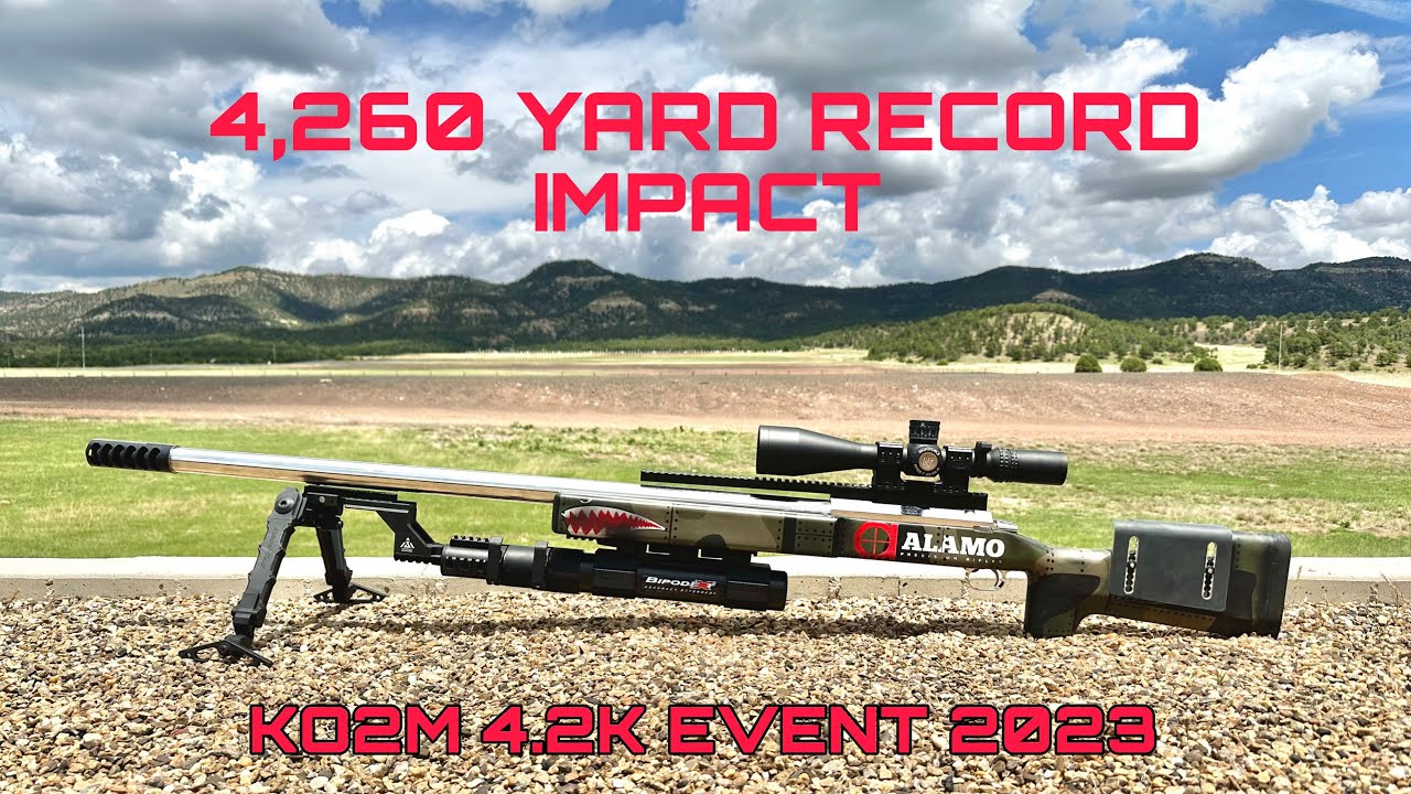 4,260 Yard (2.42 miles) RECORD SHOT - Longest ELR Impact - KO2M 4.2K Event 2023