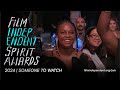 MONICA SORELLE wins the SOMEONE TO WATCH AWARD at the 2024 Film Independent Spirit Awards